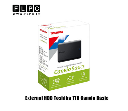 هارد اکسترنال توشیبا 1 ترابایت مدل Canvio Basics