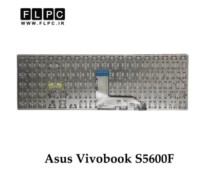 کیبورد لپ تاپ ایسوس Asus Vivobook S5600F مشکی- اینترکوچک- بدون فریم- با دکمه پاور