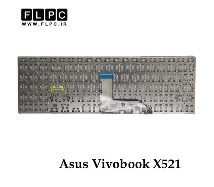 کیبورد لپ تاپ ایسوس Asus Vivobook X521 مشکی- اینترکوچک- بدون فریم- با دکمه پاور