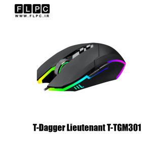 ماوس با سیم گیمینگ تی دگر مدل T-Dagger Lieutenant T-TGM301