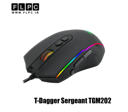 ماوس با سیم گیمینگ تی دگر مدل T-Dagger Sergeant TGM202