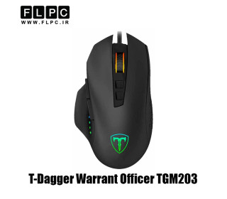 ماوس با سیم گیمینگ تی دگر مدل T-Dagger Warrant Officer TGM203