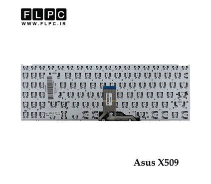 کیبورد لپ تاپ ایسوس Asus X509 مشکی- اینترکوچک- بدون فریم- با دکمه پاور
