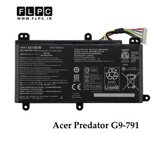 باتری لپ تاپ ایسر Acer Predator G9-791 _4400mAh برند ONYX