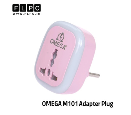 تبدیل برق 3 به 2 LED دار امگا Omega M101