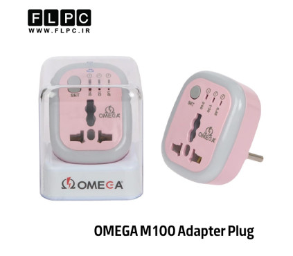 تبدیل برق 3 به 2 LED دار تایمردار امگا Omega M100