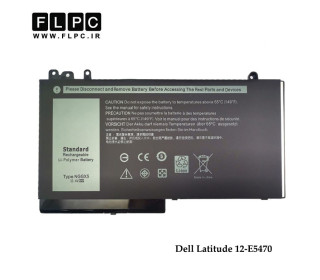 باتری لپ تاپ دل Dell Latitude 14-E5470 _4000mAh اورجینال
