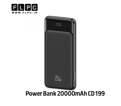 پاوربانک یوسمز مدل Usams CD199 ظرفیت 20000 میلی آمپر ساعت