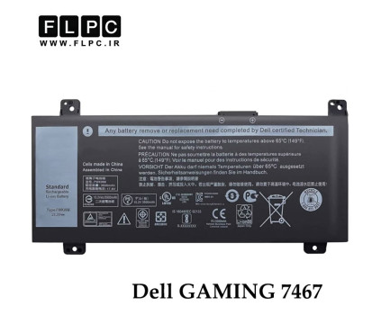 باتری لپ تاپ دل Dell GAMING 7467 _3600mAh برند MM