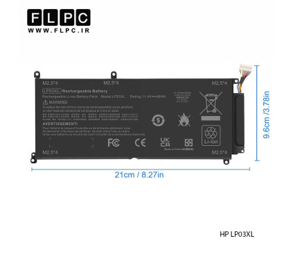 باتری لپ تاپ اچ پی HP Envy M6-P _3600mAh برند MM
