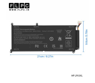 باتری لپ تاپ اچ پی HP Envy 14-J _3600mAh برند MM
