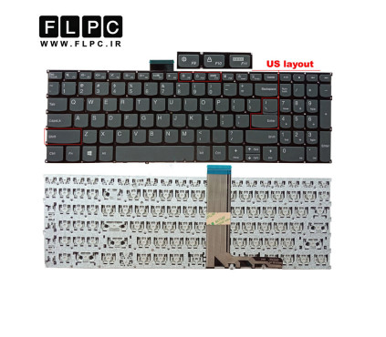کیبورد لپ تاپ لنوو Lenovo Ideapad 5-15ALC05 اینترکوچک- بدون فریم