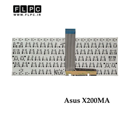 کیبورد لپ تاپ ایسوس Asus X200MA مشکی- اینترکوچک- بدون فریم- فلت بلند
