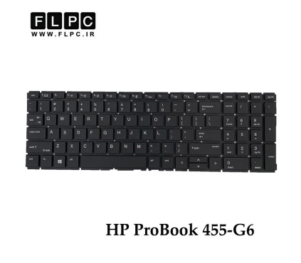 کیبورد لپ تاپ اچ پی HP ProBook 455-G6 مشکی- اینترکوچک- بدون فریم