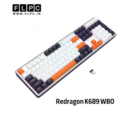 کیبورد گیمینگ ردراگون Redragon K689 WBO (WYVERN PRO) سوئیچ سبز