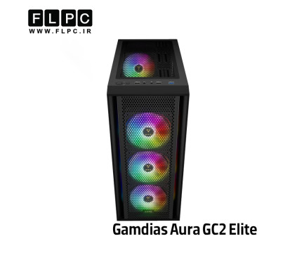 کیس کامپیوتر Case Gamdias Aura GC2 Elite Black