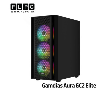 کیس کامپیوتر Case Gamdias Aura GC2 Elite Black