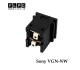جک برق لپ تاپ سونی Sony VGN-NW _FL353 کابلی دو پایه خم از پشت