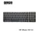 کیبورد لپ تاپ اچ پی HP ZBook 15U-G4 مشکی- با موس- با فریم نقره ای