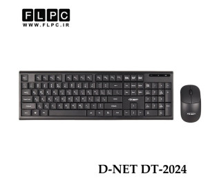 کیبورد و موس بی سیم دی نت مدل D-NET DT-2024
