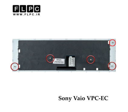 کیبورد لپ تاپ سونی Sony Vaio VPC-EC سفید- بافریم