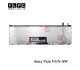کیبورد لپ تاپ سونی Sony Vaio VGN-AW مشکی بافریم نوک مدادی