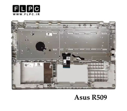 قاب دور کیبورد + کیبورد لپ تاپ ایسوس Asus R509 _Cover C دست دوم