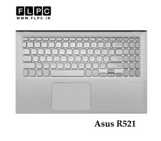 قاب دور کیبورد + کیبورد لپ تاپ ایسوس Asus R521 _Cover C دست دوم