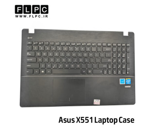 قاب دور کیبورد + کیبورد لپ تاپ ایسوس Asus X551 _Cover C دست دوم