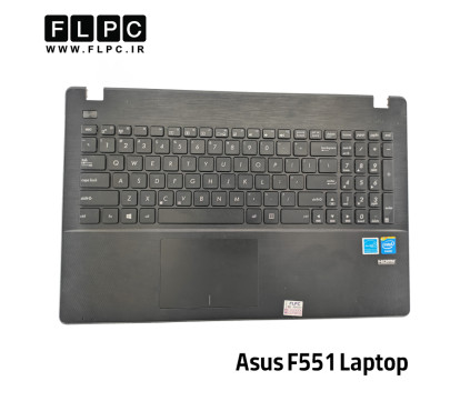 قاب دور کیبورد + کیبورد لپ تاپ ایسوس Asus A551 _Cover C دست دوم