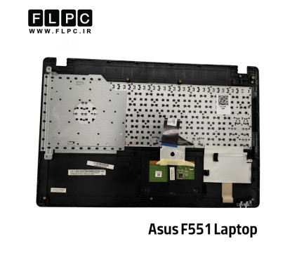 قاب دور کیبورد + کیبورد لپ تاپ ایسوس Asus A551 _Cover C دست دوم
