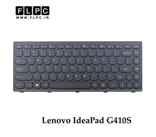 کیبورد لپ تاپ لنوو Lenovo Ideapad G410s مشکی- بافریم- فلت صاف