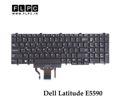 کیبورد لپ تاپ دل Dell Latitude E5590 اینترکوچک- بدون فریم- با موس و بک لایت