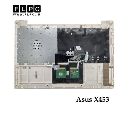 قاب دور کیبورد + کیبورد لپ تاپ ایسوس Asus X453 _Cover C دست دوم