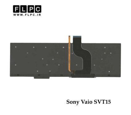 کیبورد لپ تاپ سونی Sony Vaio SVT15 مشکی- اینترکوچک- بدون فریم- با بک لایت
