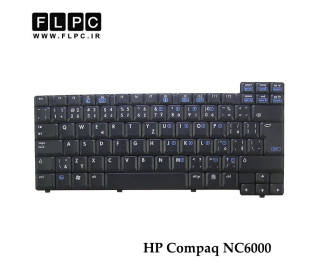 کیبورد لپ تاپ اچ پی HP Compaq NC6000 مشکی- بدون فریم