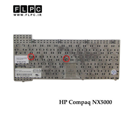 کیبورد لپ تاپ اچ پی HP Compaq NX5000 مشکی- بدون فریم