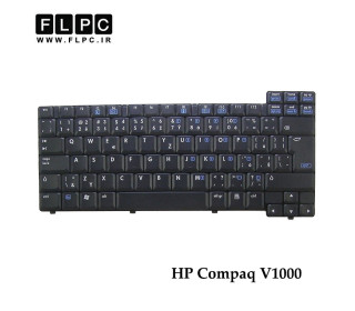کیبورد لپ تاپ اچ پی HP Compaq V1000 مشکی- بدون فریم