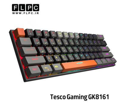 کیبورد  گیمینگ تسکو مدل TSCO GK8161 سوئیچ سیلور