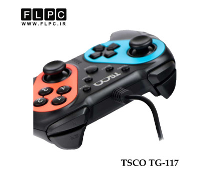 دسته بازی سیم دار تکی تسکو مدل TSCO TG-117