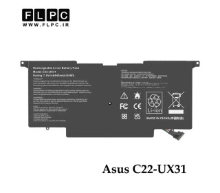 باتری لپ تاپ ایسوس Asus C22-UX31 _6840mAh