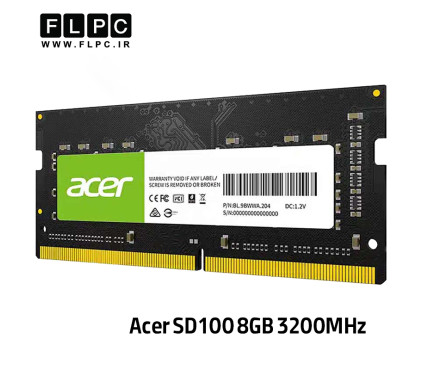 رم لپ تاپ ایسر مدل Acer SD100 8GB 3200MHz CL22 DDR4