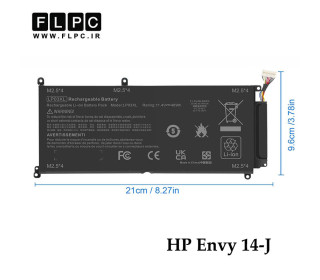 باتری لپ تاپ اچ پی HP Envy 14-J _3600mAh