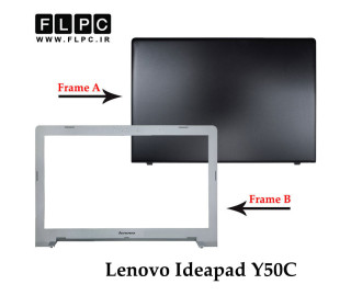 قاب پشت و جلو ال سی دی لپ تاپ لنوو Lenovo Ideapad Y50C _Cover A+B _3D Webcam