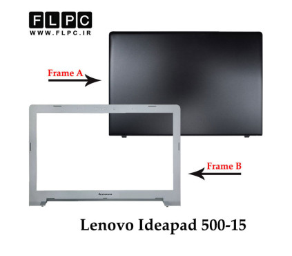 قاب پشت و جلو ال سی دی لپ تاپ لنوو Lenovo Ideapad 500-15 _Cover A+B _3D Webcam