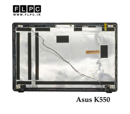 قاب پشت و جلو ال سی دی لپ تاپ ایسوس Asus K550 _Cover A+B _Intel مشکی- غیرتاچ