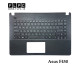 قاب دور کیبورد + کیبورد لپ تاپ ایسوس Asus F450 _Cover C + Keyboard مشکی