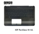 قاب دور کیبورد + کیبورد لپ تاپ اچ پی HP Pavilion 15-AL _Cover C + K.B