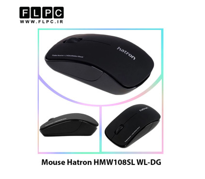 موس بی سیم هترون مدل HMW108SL سایلنت