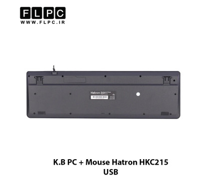 کیبورد و موس سیمی هترون مدل HKC215